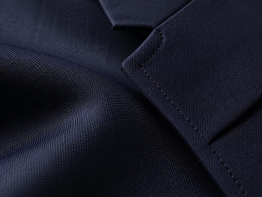 Close-up of hard-wearing Trutex uniform cloth